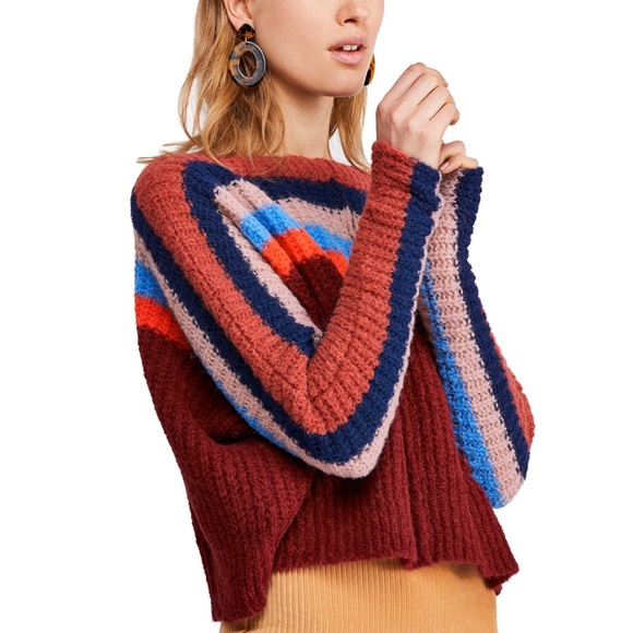 Free People See The Rainbow Sweater - Picture 6 of 8